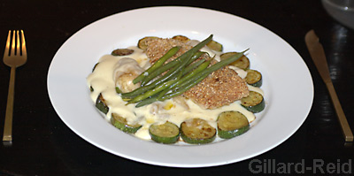 Salmon in oatmeal